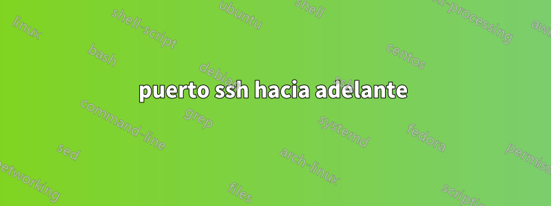 puerto ssh hacia adelante