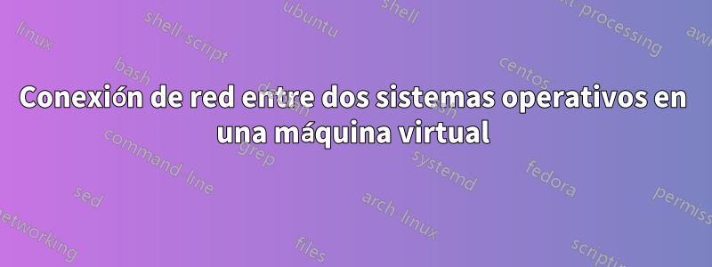 Conexión de red entre dos sistemas operativos en una máquina virtual