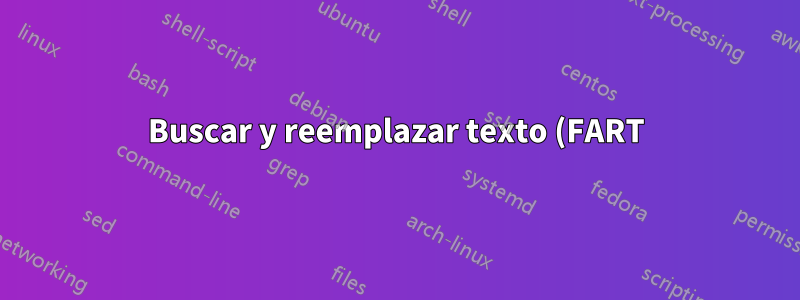 Buscar y reemplazar texto (FART): Reemplazado 0 ocurrencias