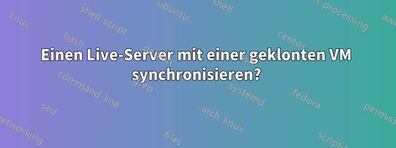 Einen Live-Server mit einer geklonten VM synchronisieren?