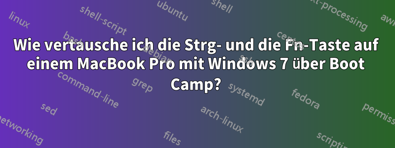 Wie vertausche ich die Strg- und die Fn-Taste auf einem MacBook Pro mit Windows 7 über Boot Camp?