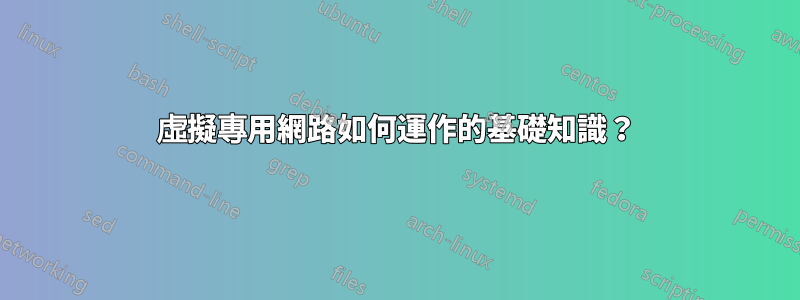 虛擬專用網路如何運作的基礎知識？