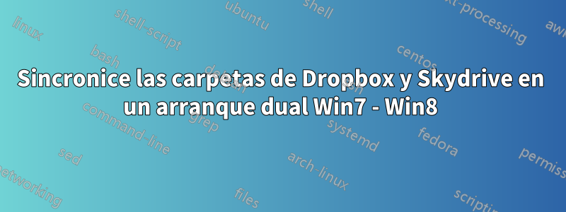 Sincronice las carpetas de Dropbox y Skydrive en un arranque dual Win7 - Win8