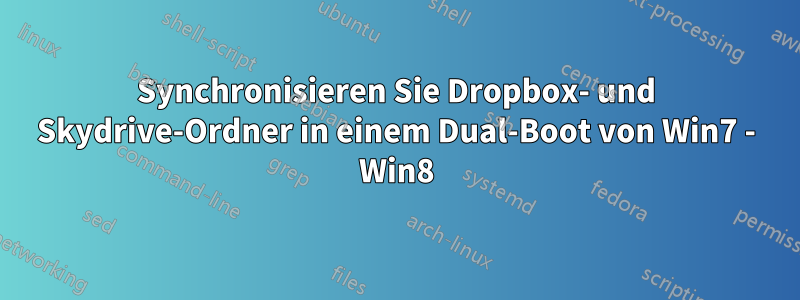 Synchronisieren Sie Dropbox- und Skydrive-Ordner in einem Dual-Boot von Win7 - Win8