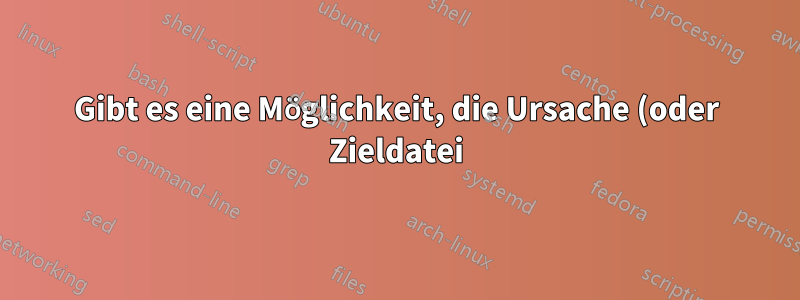 Gibt es eine Möglichkeit, die Ursache (oder Zieldatei) von Festplattenschreibvorgängen in Linux (RHEL6.1) zu dokumentieren?