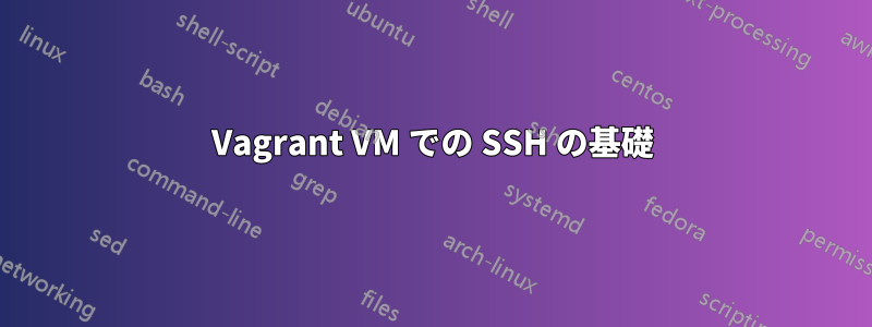 Vagrant VM での SSH の基礎