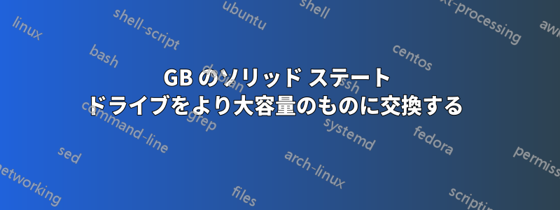 60GB のソリッド ステート ドライブをより大容量のものに交換する 