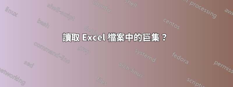 讀取 Excel 檔案中的巨集？