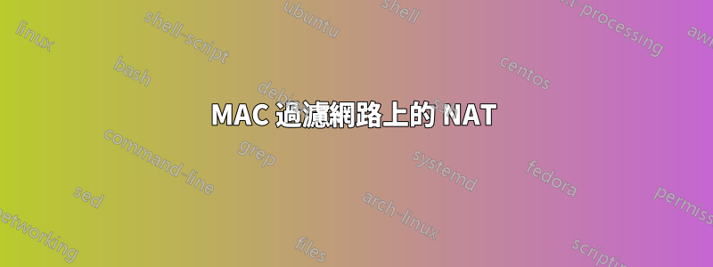 MAC 過濾網路上的 NAT