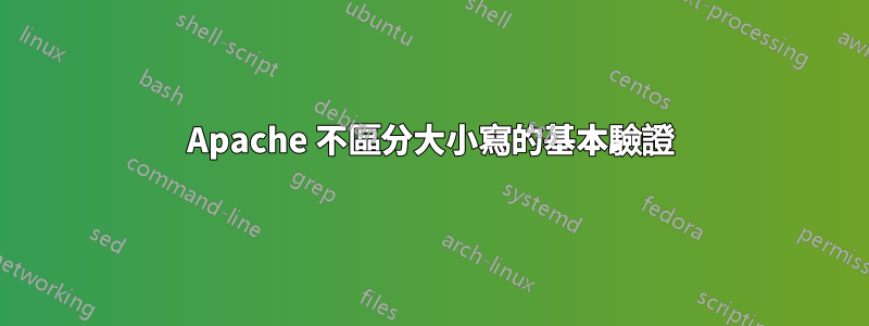 Apache 不區分大小寫的基本驗證