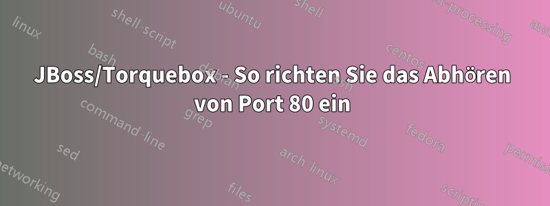 JBoss/Torquebox - So richten Sie das Abhören von Port 80 ein