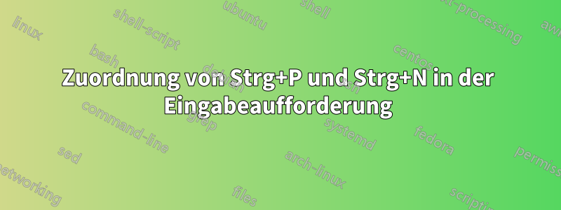 Zuordnung von Strg+P und Strg+N in der Eingabeaufforderung