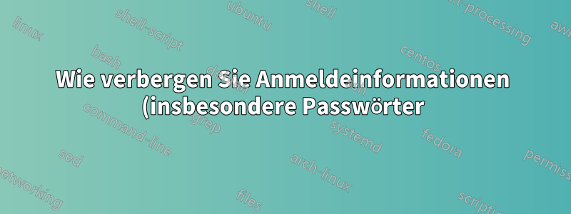 Wie verbergen Sie Anmeldeinformationen (insbesondere Passwörter) in der .emacs-Init-Datei?