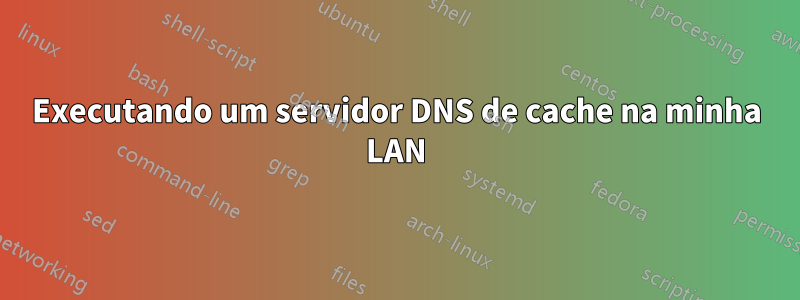 Executando um servidor DNS de cache na minha LAN