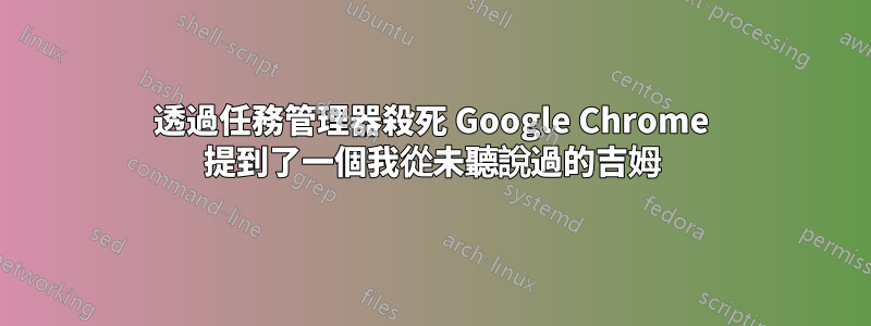 透過任務管理器殺死 Google Chrome 提到了一個我從未聽說過的吉姆