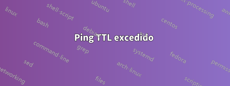 Ping TTL excedido