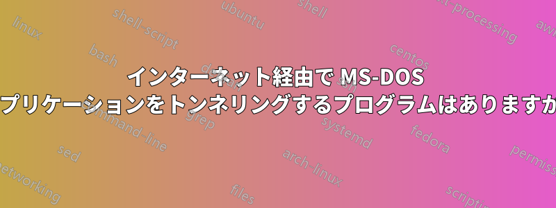 インターネット経由で MS-DOS アプリケーションをトンネリングするプログラムはありますか?