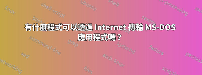 有什麼程式可以透過 Internet 傳輸 MS-DOS 應用程式嗎？