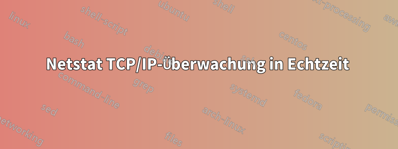 Netstat TCP/IP-Überwachung in Echtzeit