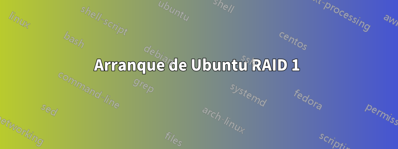 Arranque de Ubuntu RAID 1