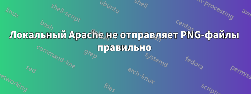 Локальный Apache не отправляет PNG-файлы правильно