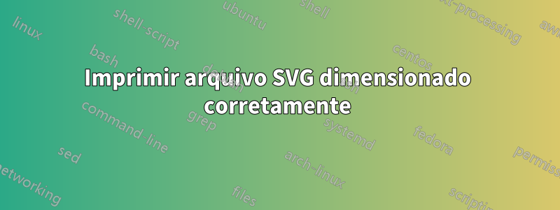 Imprimir arquivo SVG dimensionado corretamente