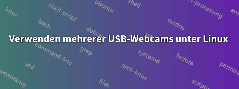 Verwenden mehrerer USB-Webcams unter Linux