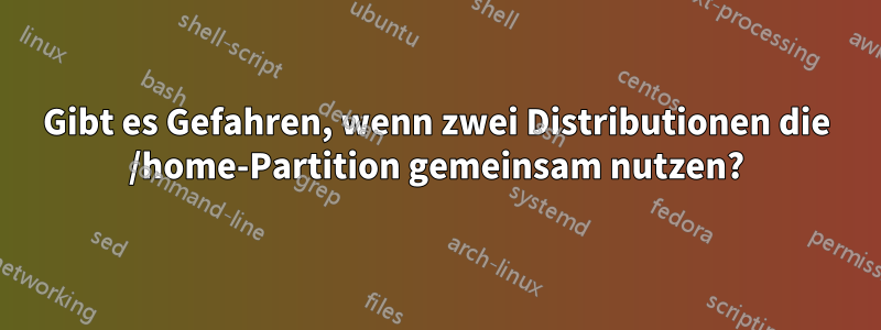 Gibt es Gefahren, wenn zwei Distributionen die /home-Partition gemeinsam nutzen?