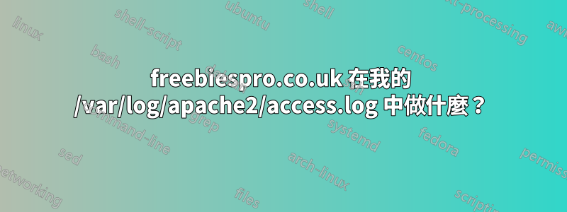 freebiespro.co.uk 在我的 /var/log/apache2/access.log 中做什麼？