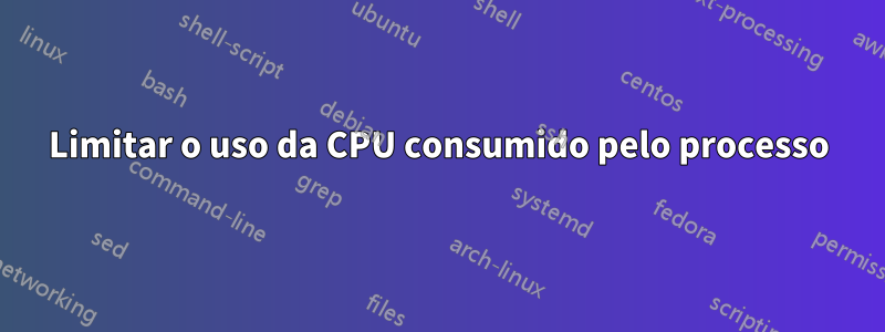 Limitar o uso da CPU consumido pelo processo