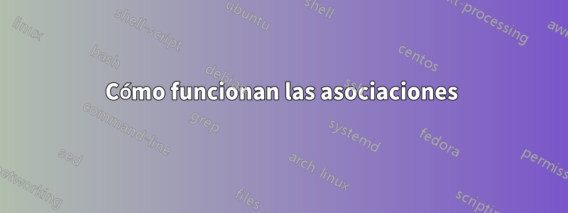 Cómo funcionan las asociaciones