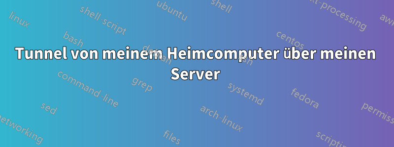 Tunnel von meinem Heimcomputer über meinen Server