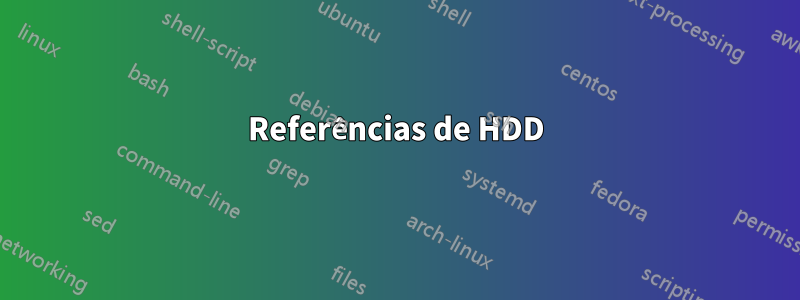 Referências de HDD