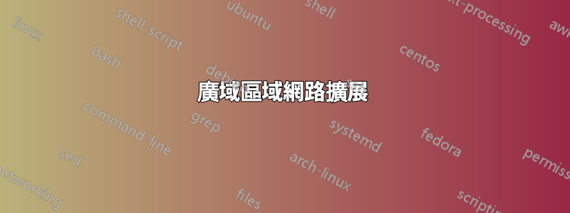 廣域區域網路擴展