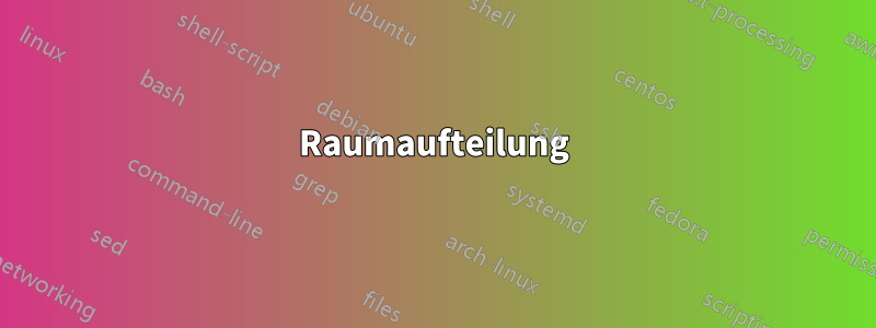 Raumaufteilung