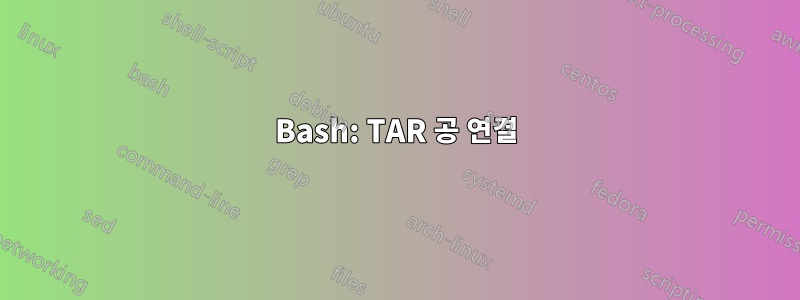 Bash: TAR 공 연결