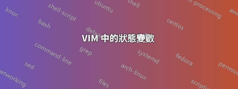 VIM 中的狀態變數