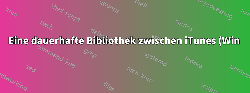 Eine dauerhafte Bibliothek zwischen iTunes (Win) und Ubuntu, wo die Wiedergabeanzahl in Ubuntu in iTunes aktualisiert wird?
