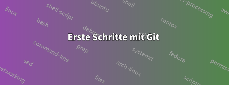 Erste Schritte mit Git
