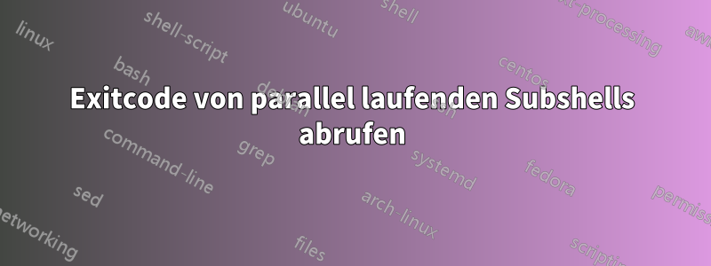 Exitcode von parallel laufenden Subshells abrufen