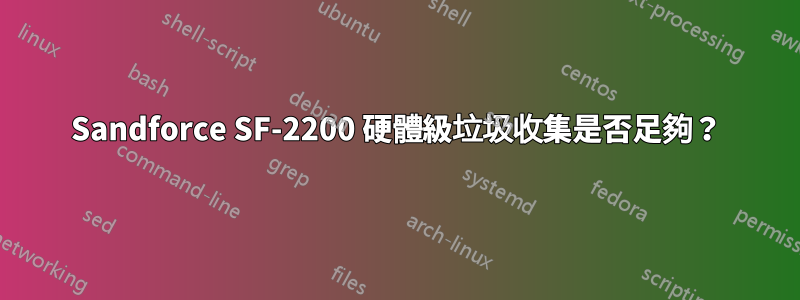 Sandforce SF-2200 硬體級垃圾收集是否足夠？