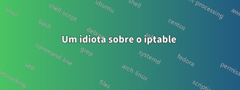 Um idiota sobre o iptable