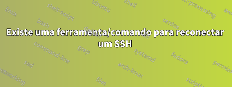 Existe uma ferramenta/comando para reconectar um SSH