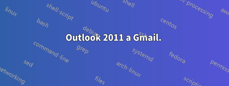 Outlook 2011 a Gmail.