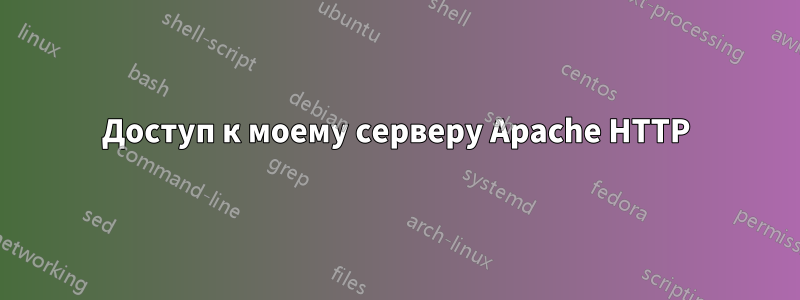 Доступ к моему серверу Apache HTTP