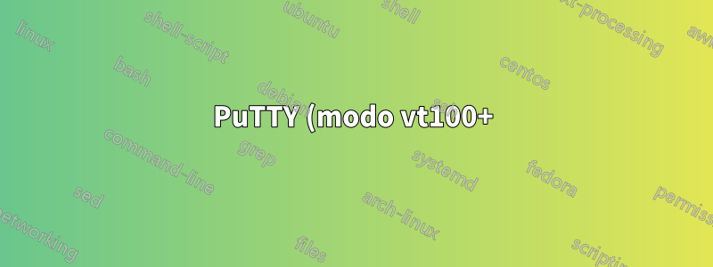 PuTTY (modo vt100+) + pantalla + emacs = ¿sin teclado numérico?