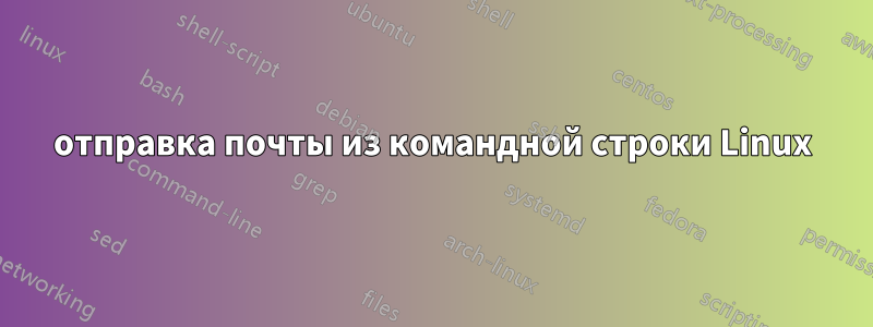 отправка почты из командной строки Linux