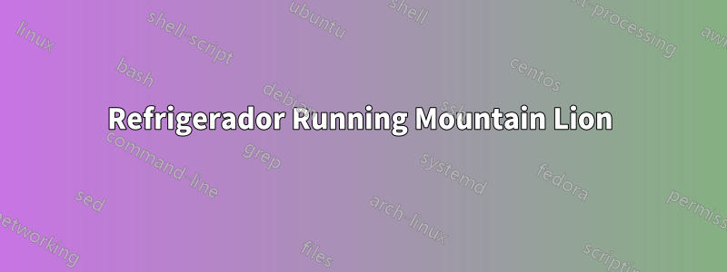 Refrigerador Running Mountain Lion