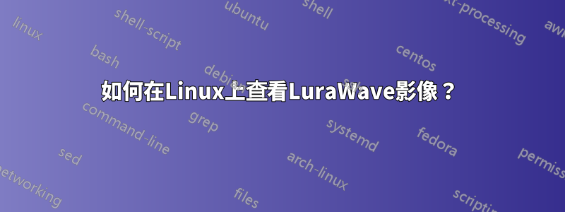 如何在Linux上查看LuraWave影像？