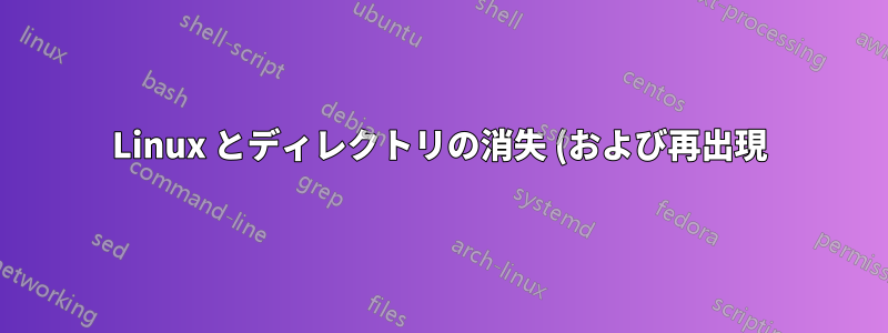 Linux とディレクトリの消失 (および再出現) の謎